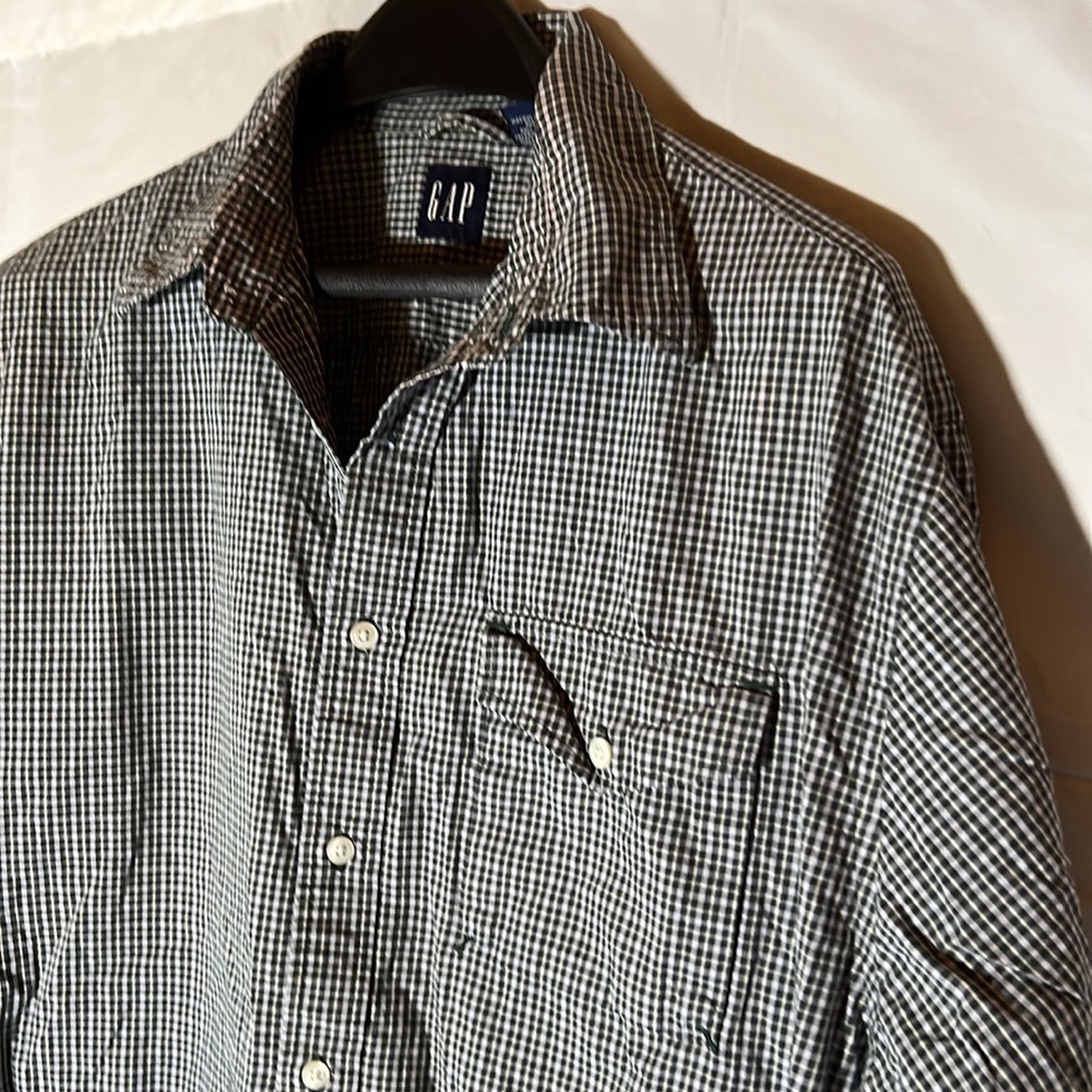 💚 3 for $15 💚 - GAP Button Down Short Sleeve Shirt Mens size Large